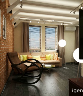 кресла в интерьере квартиры в Современном стиле, в Стиле Лофт автор Ирина Скрекля