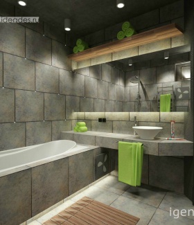 ванная в стиле лофт, автор Ирина Скрекля